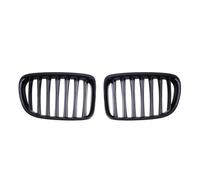 KMLONG Rejillas de capó for E84 X1 2010 2011 2012 2013 2014 2015 estilo de coche deportivo delantero cubierta de rejilla del parachoques delantero del vehículo