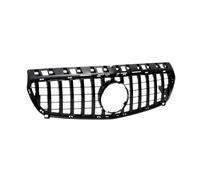 KMLONG Rejillas de parachoques delantero de coche, Compatible for CLASE A, W176 GTR estilo A180 A200 A250 2013-2015 Accesorios de coche Malla de capó cubierta de rejilla del parachoques delantero del