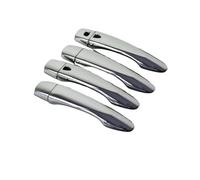 KMLONG TAPA DE RETENCIÓN DE LA CUBIERTA DE LA MANIJA DE LA PUERTA, MOLDURA for Renault, SAMSUNG QM6 2016-2020, ACCESORIOS DE MOLDURA CROMADA DE FIBRA DE CARBONO cubierta de moldura de manija de puerta