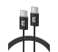 KMMXXCPM Cable USB C a USB C 1M,80Gbps Compatible con Thunderbolt 5/4/3,Flexible Cable USB C Carga Rapida 100W,16K/8K/4K de Transmisión Para Hub,Docking,SSD,Monitor,Carplay,Laptop,Tableta,Gafas AR/VR.