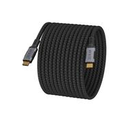 KMMXXCPM USB C 3.2 Gen 2 Compatible con Thunderbolt 3,20Gbps Transferencia de datos,Cable USB C largo 5M 100W Carga Rapida,Cable USB-C Vídeo 4K@120Hz para Monitor,SSD,Hub,Docking,eGpu.