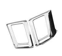 KMNYGRFD Accesorios Coche Compatible con Toyota para RAV4 2016 2017 2018 Etiqueta Cubierta Ventilación Aire Delantera Coche Etiqueta Cubierta Ajuste Anillo Ventilación Salida Aire Acondicionado(3)