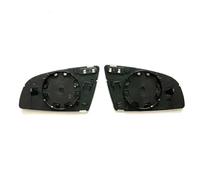 KMNYGRFD Auto Cristal Espejo Compatible con para A3 2003-2008 para A4 2000-2008 para A6 2005-2008 8e0857535e / 8e0857536c Vidrio del Espejo Retrovisor Lateral del Automóvil(Left and Right)