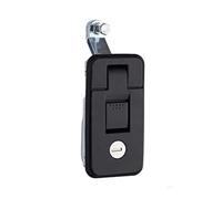 KmoNo Cerradura de avión de aleación de Zinc, Tipo de Prensa, Cerradura de Puerta, Caja eléctrica, Cerradura de Puerta, 1 Uds. (Color : Black)