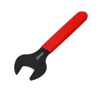 KMQRDZi Llave inglesa pequeña de una sola cara, en forma de U, con vástago rojo, para reparación de automóviles y montaje de muebles (22 mm)