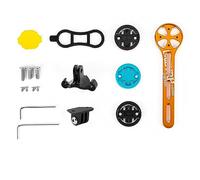 KMRDND Soporte integrado para bicicleta de carretera para Garmin Edge, Wahoo Elemnt, Bryton, XOSS G/G+, igp-Sport génica GPS, también para Garmin VIRB/GoPro cámaras y lámpara