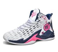 Kmrlofiy Zapatillas de Baloncesto para Hombre Zapatos de Baloncesto Aire Libre Antideslizantes Calzado de Baloncesto Hombre Masculino Deportivas Calzado (CBA-X24, 45EU)