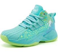 Kmrlofiy Zapatillas de Baloncesto para Niños Moda Calzado de Baloncesto para Niño Aire Libre Deportivas Fitness Antideslizantes para Correr Zapatos de Running (BBA-R16, 36EU)