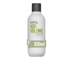 KMS ADDVOLUME Champú para cabello fino a medio, que carece de volumen o parece fino, más plenitud, cabello más fuerte, formulación vegana con arroz ciclado, sin siliconas, 300 ml