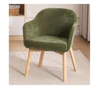 KMUD Silla ejecutiva de recepción Lateral, sillas Acolchadas for vestíbulo, sillón de Oficina, sillón Moderno de Mediados de Siglo con Acento for Espacios pequeños, sillas de tocador(Groen)