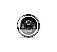 KMVPVGZHCN Faros de motocicleta Para Road King Para Jeep Para Wrangler JK Halo Faro LED Para Motocicleta Halo Angel Eyes De 7 Pulgadas(7 Inch 4LED B)