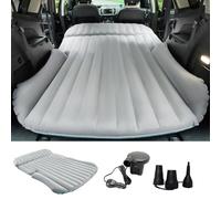 KMZ Colchón de aire para SUV, colchón de doble cara para SUV, colchón de camping, cama hinchable con bomba eléctrica para el maletero y asiento trasero del SUV