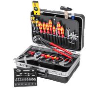 Knipex 00 21 21 HK S Maleta de Herramientas Vision27 Sanitaria ABS con 52 Piezas: Llave, Cortador, Alicates y Martillo