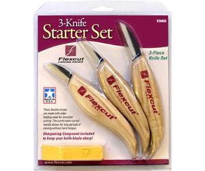 KN500 - Paquete de cuchillos para tallar/escultura FLEXCUT