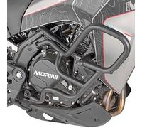 KN9350 - Protector de motor tubular Kappa Negro MOTO MORINI X Cape 649 (21-23)