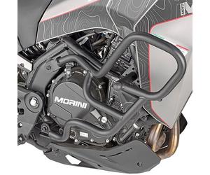 KN9350 - Protector de motor tubular Kappa Negro MOTO MORINI X Cape 649 (21-23)