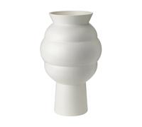 Knabstrup Keramik Jarrón Tortus Archie nº 4. 37 cm Blanco
