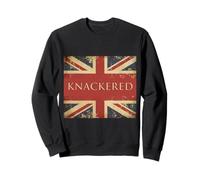 Knackered England Apparel, bandera de la Union Jack, jerga británica Sudadera