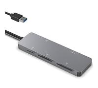 Knadgbft Lector de Tarjetas MultifuncióN USB 3.0 CFast//XD/SD/TF Lector de Tarjetas 5 en 1 Lector de Tarjetas USB 5 Gbps para PC Accesorios para PortáTiles