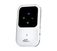 Knadgbft MiFi Pocket 4G WiFi Router 150Mbps WiFi MóDem Coche MóVil WiFi Punto de Acceso InaláMbrico con Ranura para Tarjeta Sim InaláMbrico MiFi