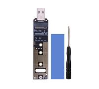 Knadgbft Protocolo NVME de Unidad de Estado SóLido M.2 a Tarjeta Adaptadora USB 3.1 Unidad de Estado SóLido SSD a Tarjeta de ExpansióN en LíNea Type-C