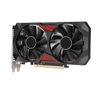 Knadgbft Tarjeta GráFica GTX1050Ti 4GB GDDR5 6PIN 1291MHz 128 bit PCI-E X16 3.0 DVI+HD+DP Tarjeta de Video con Doble Ventilador