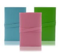 Knana 3 bolsas de cuero para tarjetas de tarot, accesorios de tarot para cartas de tarot y mazos de oráculo (rosa, verde, azul)