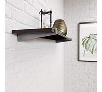 Knape & Vogt Made Pittsburgh - Soporte Decorativo para Estante (níquel Satinado, 20 cm, 2 Unidades)