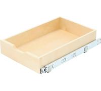 Knape & Vogt RS-WMUB-14-4-AS 12,7 cm de alto x 37,8 cm de ancho, 55,8 cm de profundidad, cajón de madera con cierre suave