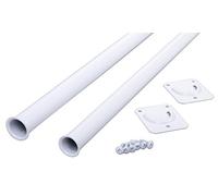 Knape & Vogt Varilla Ajustable Resistente, Blanco, 76,2 x 122,9 cm