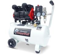 KnappWulf KW4024 - Compresor de aire comprimido (24 L, 10 bar, 1100 W, 1,5 CV, incluye separador de agua, grifo de drenaje de condensación)