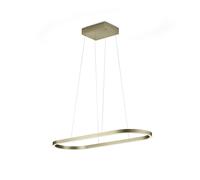 Knapstein Lámpara colgante LED Elin, bronce, control gestual