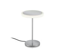 Knapstein Lámpara de mesa LED Tilda, níquel mate, control gestual