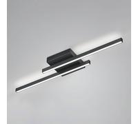 Knapstein Plafón LED Nuri up/down 2 luces negro