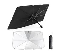 KNAUDMDM Parasol Coche Delantero, para Toyota C-HR CHR Hybrid 2024-2025 Parasol Parabrisas Delantero, Paraguas Plegable Parabrisas con Anti UV, para la Mayoría Coches,M(125 * 65cm)