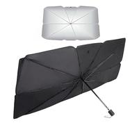 KNAUDMDM Parasol Coche Delantero, para Toyota C-HR/Hybrid 2016-2025 Parasol Parabrisas Delantero, Paraguas Plegable Parabrisas con Anti UV, para la Mayoría Coches,L(140 * 80cm)