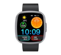Knauermann Neo 2 (2025) - Negro Rectangular - Reloj Inteligente de Salud, Negro, Höhe: 42mm; Breite: 40mm; Dicke: 10,9mm, Rectangular
