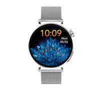 Knauermann Neo 2 (2025) - Negro Rectangular - Reloj Inteligente de Salud, Plata, Durchmesser: 40mm; Dicke: 10,9mm, Redondo