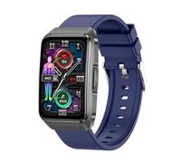 Knauermann Neo 2 Band: Reloj de Salud ECG con medición de presión Arterial, SpO2, Pulso, análisis del sueño, función de teléfono y Llamada de Emergencia, Pulsera de Silicona Azul