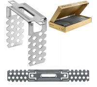 Knauf 100 colgadores directos de metal para techo, 75/125/175/225 mm, 0,8 mm (ES60/125 (125 mm)