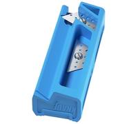 Knauf Cepilladora de cantos con 1 hoja de trabajo y 3 cuchillas de repuesto - Cepilladora de yeso para biselar con precisión placas de fibra de yeso, cepilladora de paneles de yeso