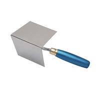 KNAUF - Espátula de Esquina Interior 22 cm - Hoja Acero Inoxidable - Mango de Madera - Herramienta Albañil Profesional para Esquinas Interiores 90° - Aplicable en Particiones Interiores