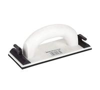 Knauf Lijadora de mano para placas de yeso, lijadora de yeso para alisar y lijar paneles de yeso y paredes de yeso, 24 cm x 8 cm con rejilla de molienda reemplazable