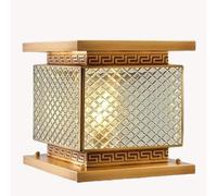 KNBVFHG 1 Paquete De Farolas Solares De Cobre Con Pantalla De Vidrio Farola De Exterior Impermeable IP54 Luminaria Clásica De Jardín Tipo Farol Para Terraza, Patio, Jardín Y Entrada De Vehículos