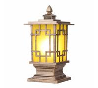 KNBVFHG Columnas LED Impermeables IP54 Lámpara Para Poste De Puerta De Villa, Jardín O Cerca Lámpara De Poste Para Patio Exterior Lámpara De Farol Impermeable Con Cableado Fijo Iluminación