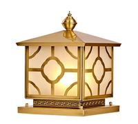 KNBVFHG Faro De Pilar De Pared Cuadrado Farola De Exterior Con Base De Montaje Pantalla De Vidrio Impermeable China Luces De Columna Modernas Para Entrada De Patio Para Jardín, Patio, Poste, Pilar