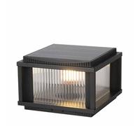 KNBVFHG Lámpara De Pilar Exterior Vintage Energy Para Poste De Puerta Lámpara De Pilar Con Energía Solar, Encendido/apagado Automático, 3 Modos Iluminación Exterior Impermeable IP54 Para Poste