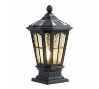 KNBVFHG Lámpara Solar De Pilar Única Lámpara De Poste Impermeable IP54 (paquete De 1) Accesorios De Cabezal De Poste Para Jardín O Patio Luces De Columna Exteriores Modernas Para Entrada De Patio
