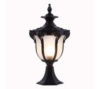 KNBVFHG Lámparas De Columna Impermeables Para Villas Al Aire Libre Lámpara De Pilar De Puerta De Jardín Antigua De Estilo Europeo Lámpara De Poste De Patio, Apliques De Pared Con Base De Montaje
