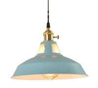 KNBVFHG Lámparas De Metal Románticas Luces Colgantes De Colores para Decoración De Interiores Lámpara Colgante Moderna De Granja Lámpara De Techo Ajustable con Base E27 para Cocina, Dormitorio